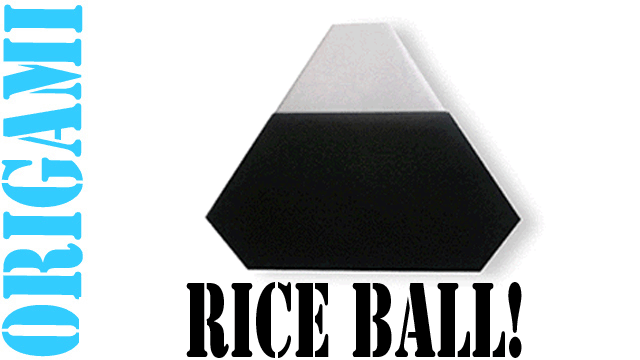 How to Make an Origami Rice Ball (Rice Dumpling)!