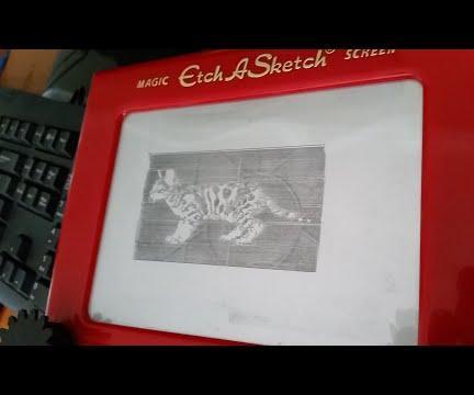 Motorized Etch-A-Sketch