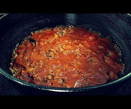 Meat Sauce for Pancakes & Spaghetti - How to Make Meat Sauce - Hissingcooker.com