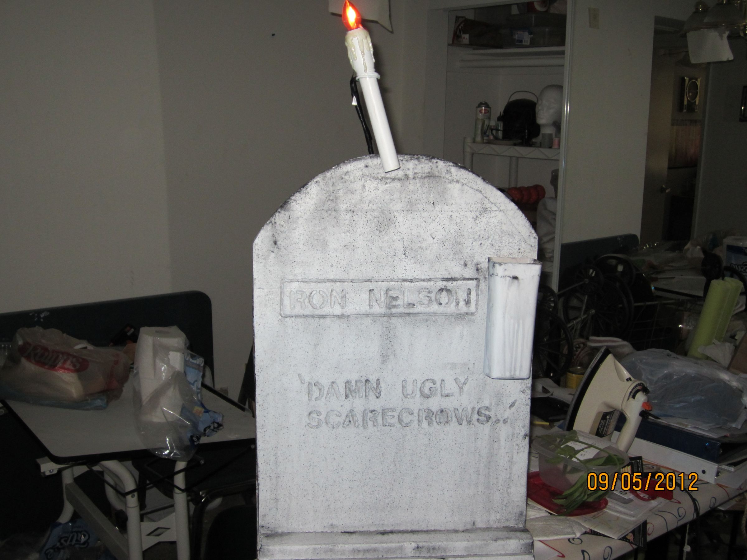 Floating Candle Tombstone