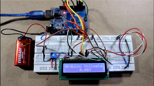 How to Make Simple DC Voltmeter Using Arduino UNO : 4 Steps (with ...