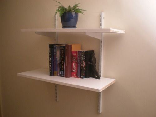 Installing Bookshelves on the Cheap