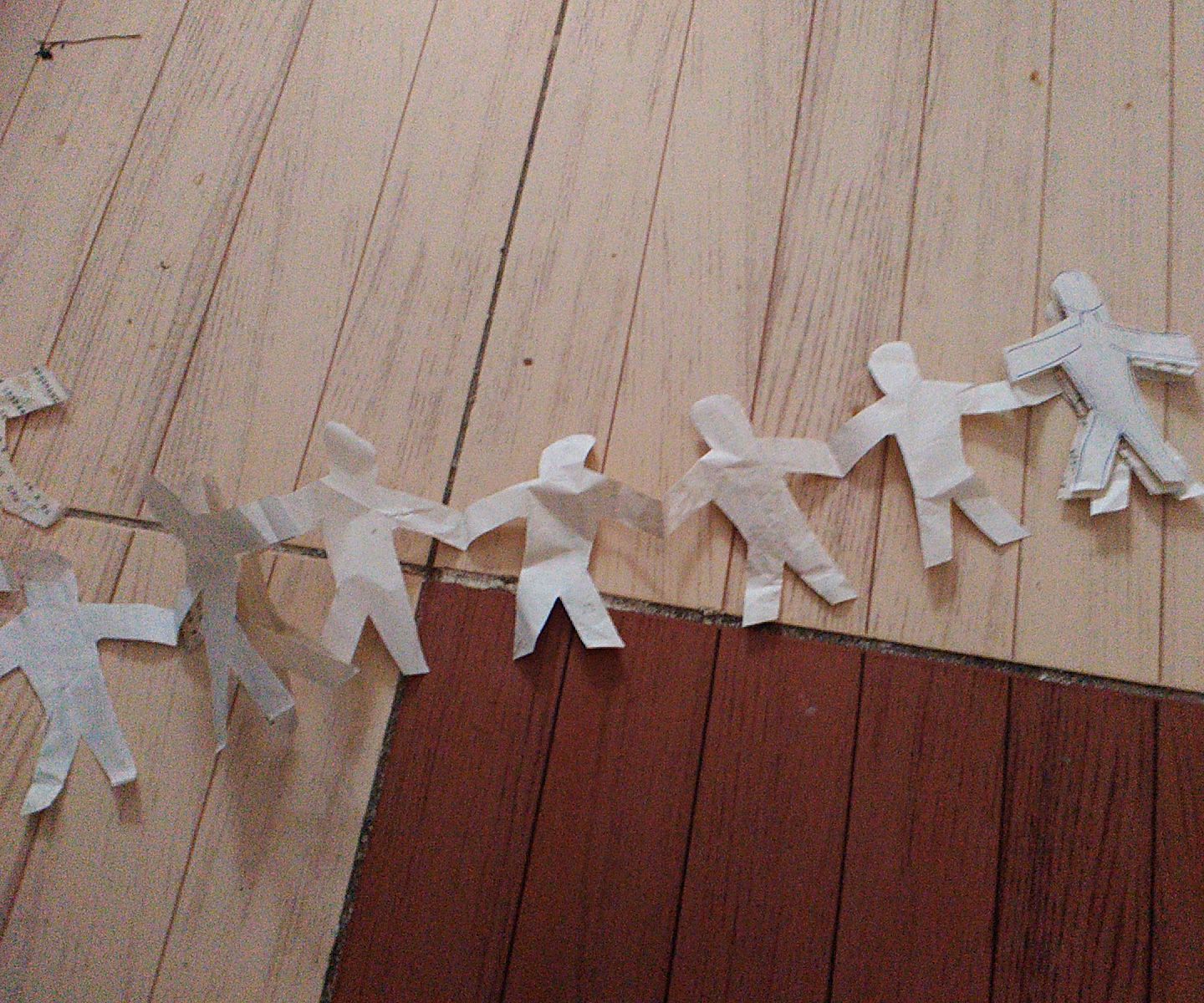 Paper Continuous People Chain in 5 Minutes 
