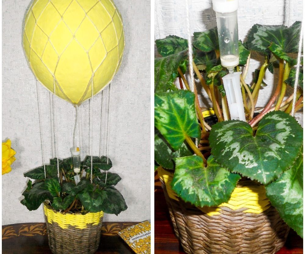 „Hot Air Balloon” Automatic Drip Watering System for Indoor Plants