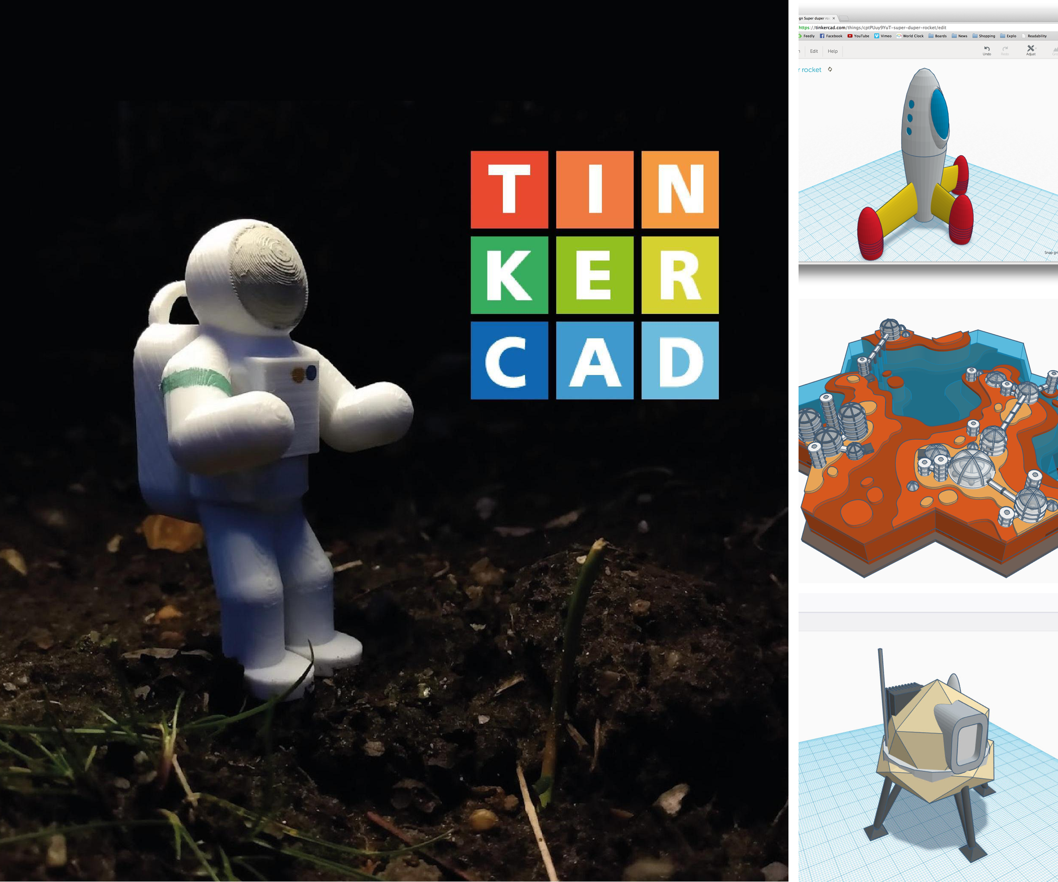 Tinkercad Space Projects