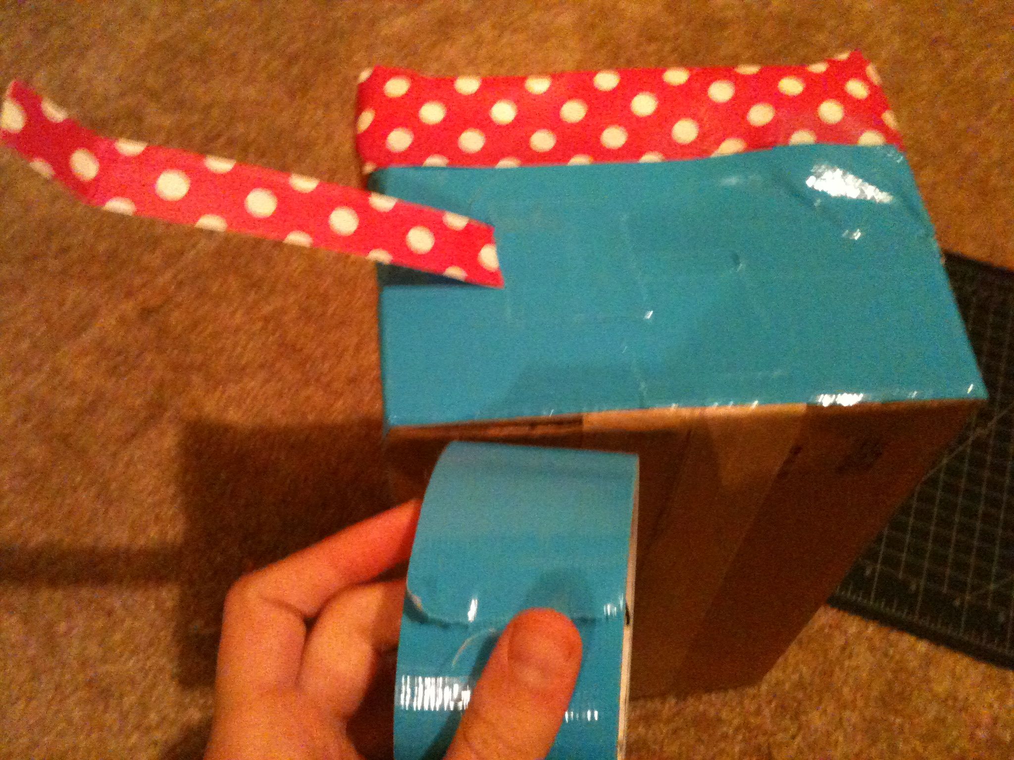 Duct Tape Storage Boxes 5 Steps Instructables