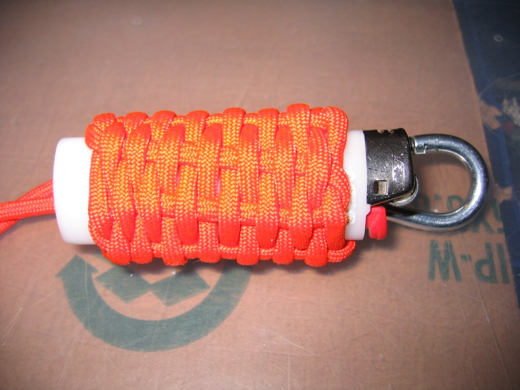 How to Make a Weaved Paracord Lighter Holder 4 Steps Instructables