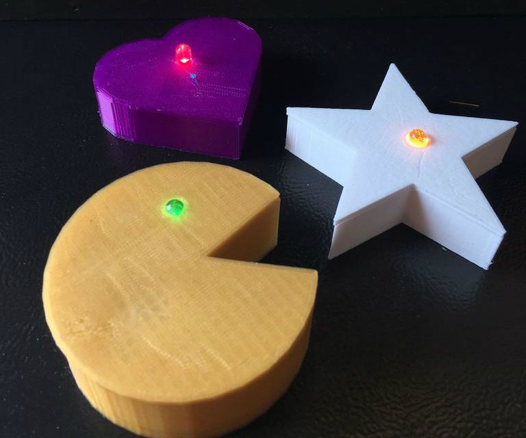 3D Printed Box With LED