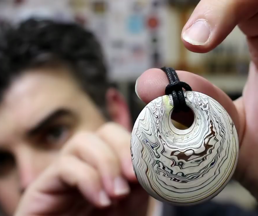 Fordite Pendant