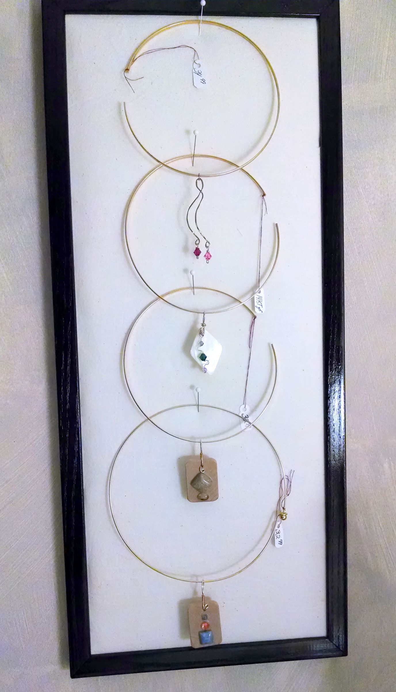 Picture Frame Jewelry Display 7 Steps Instructables