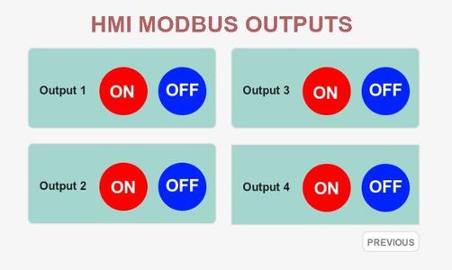 NORVI HMI GUI Design for I/O and MODBUS