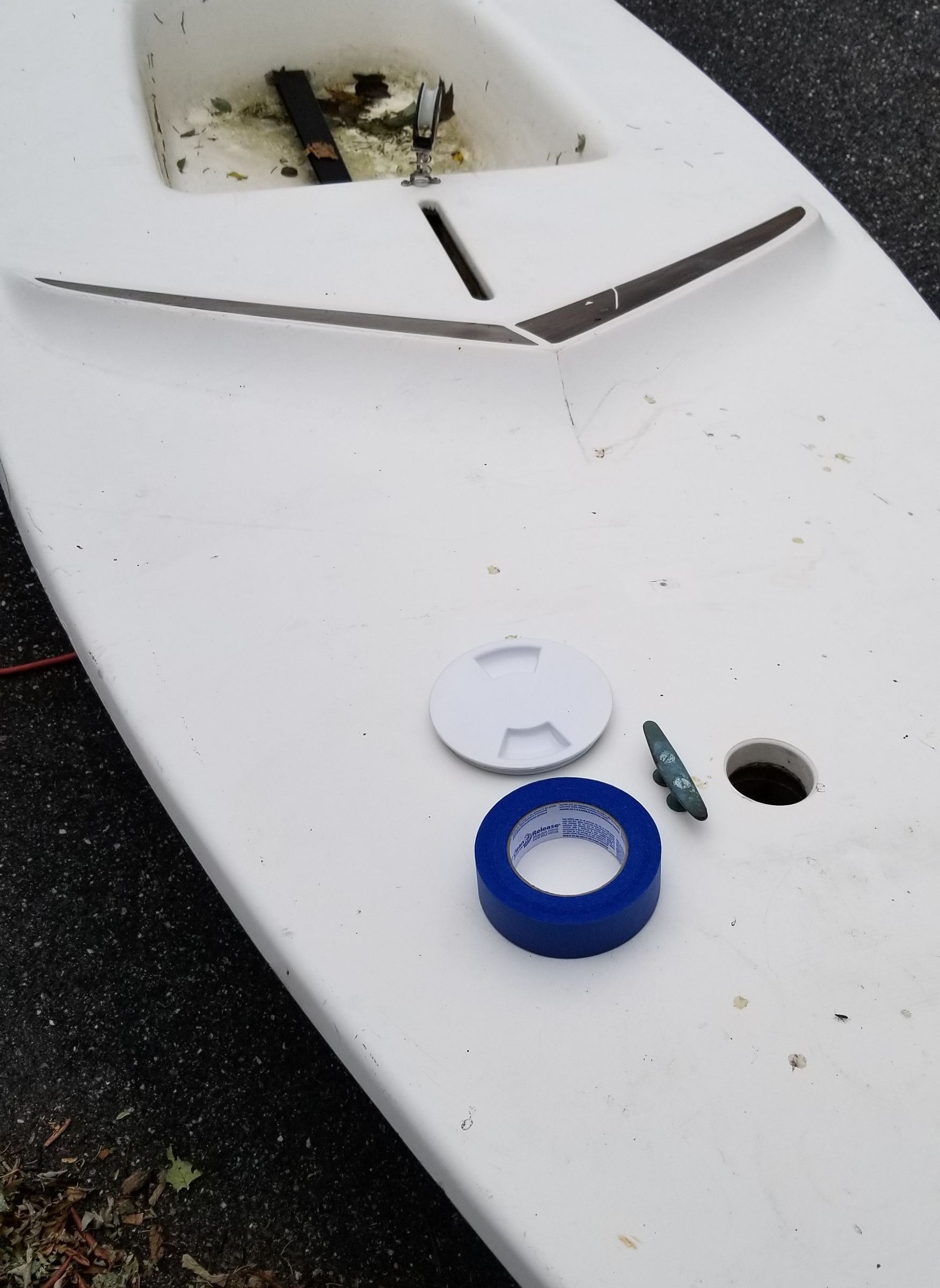 Install an Inspection Port in a Sunfish Sailboat 10 Steps Instructables