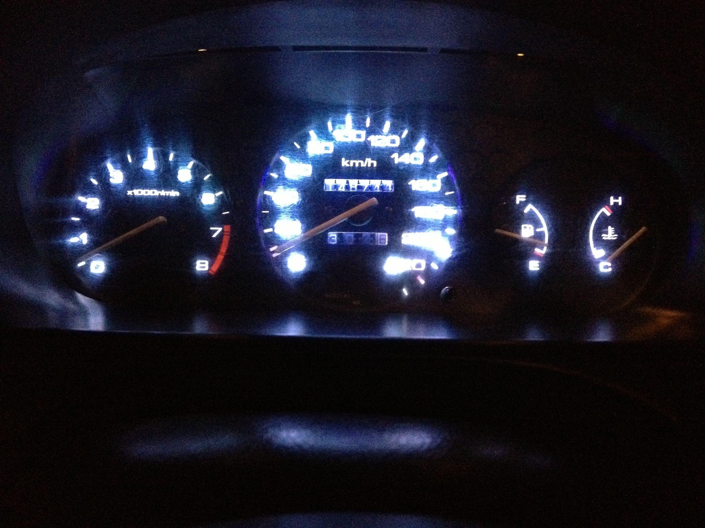 Honda Civic Speedometer Light Upgrade