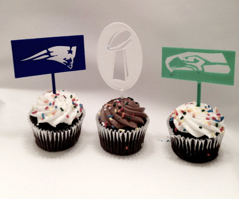 Super Bowl XLIX Cake Toppers