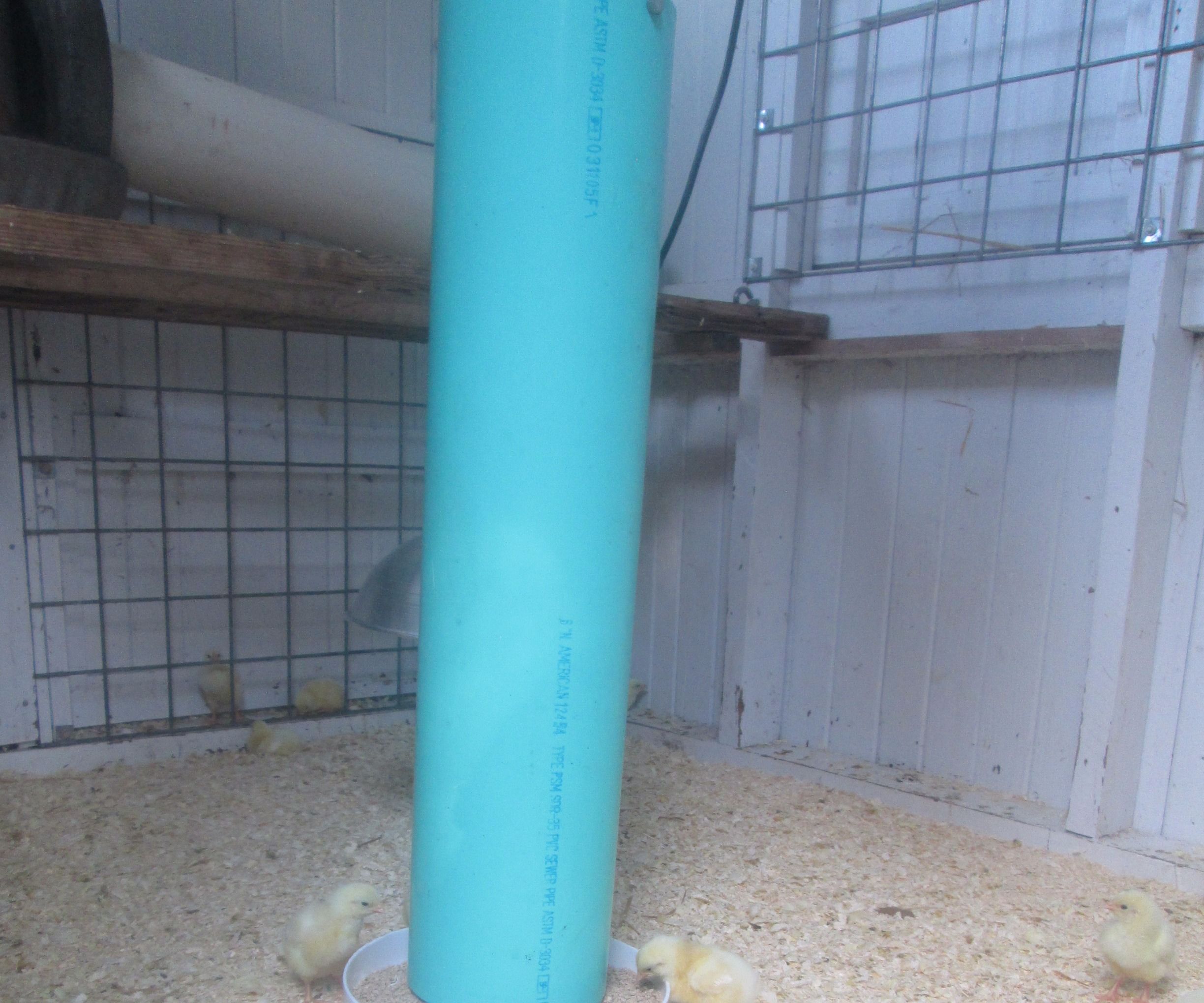 Easy to build PVC Chicken Feeder