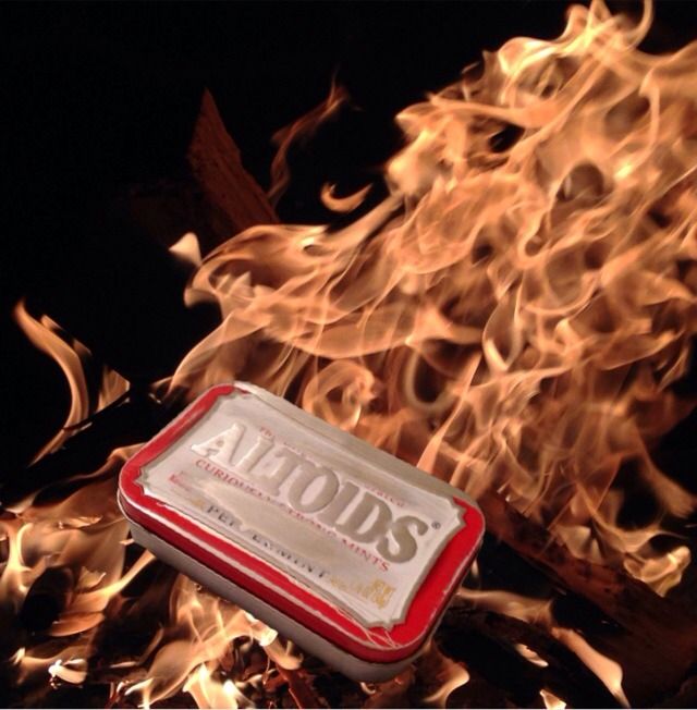 Altoids Survival Fire Starting Tin