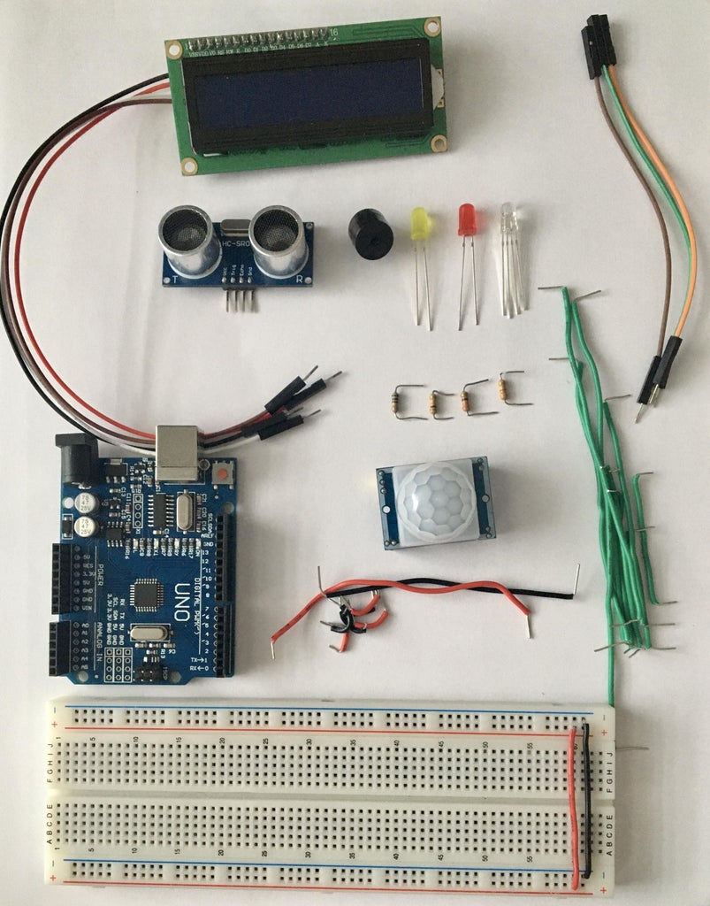 Burglar Alarm 5 Steps with Pictures Circuit Diagram