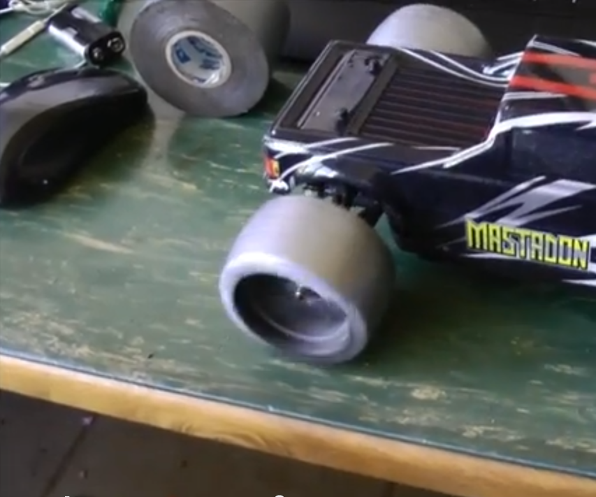 convert rc buggy to drift car