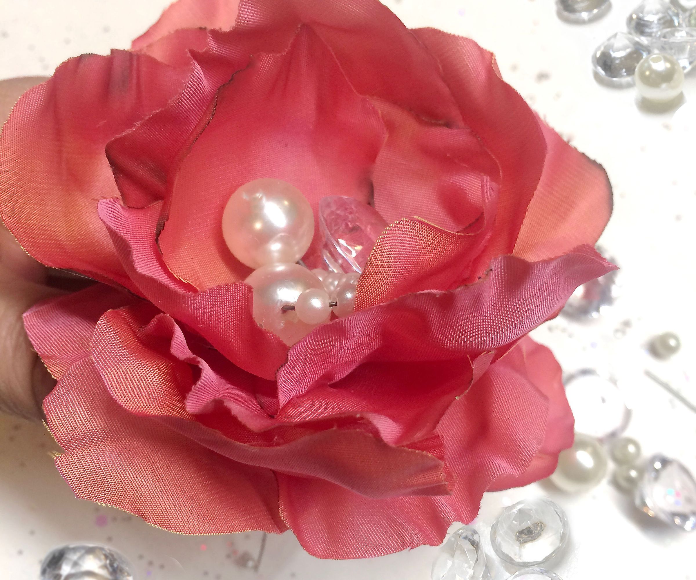 Heat Form Flowers From Your Own Fabric