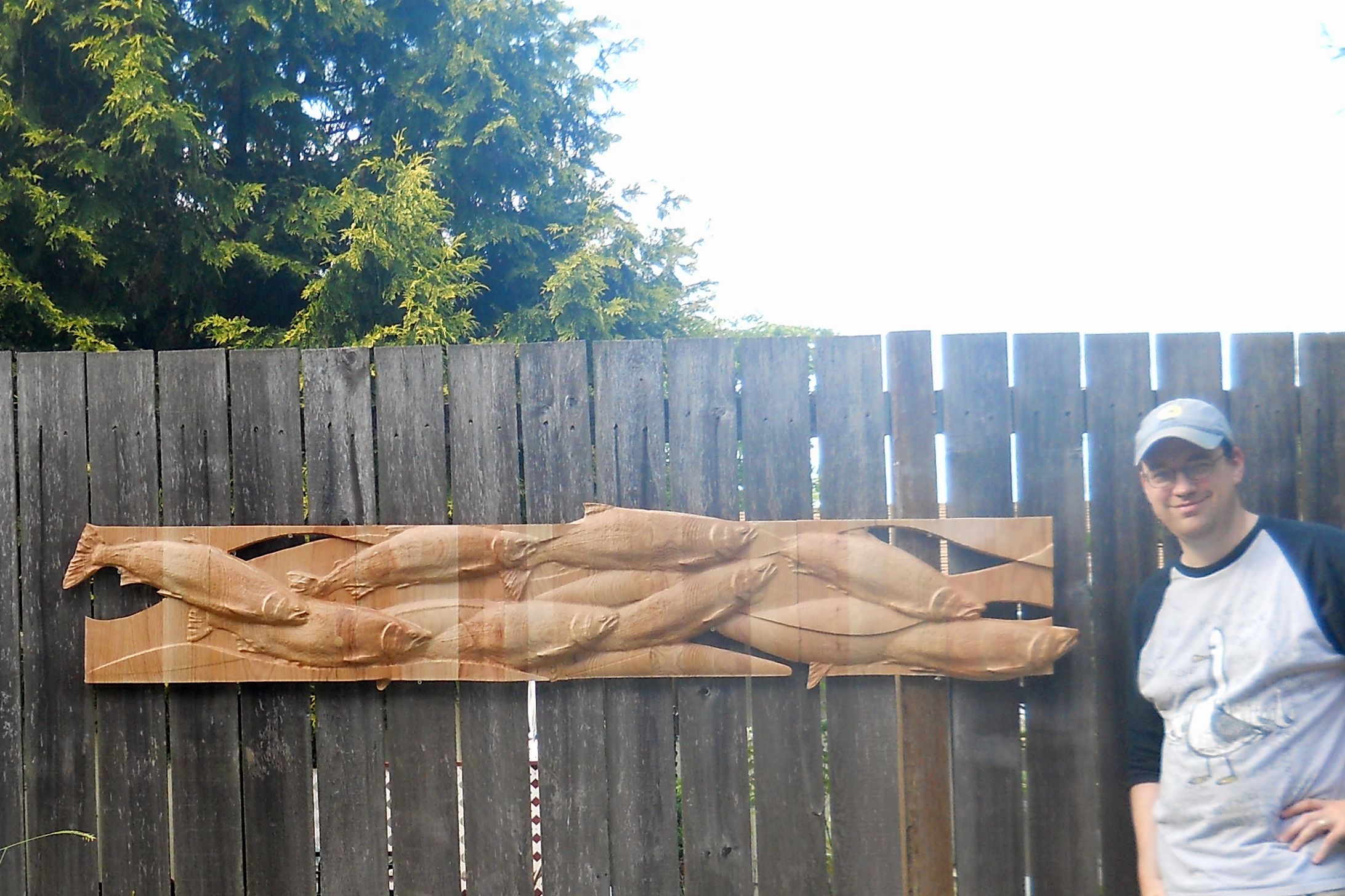 Fish Fire Place Mantel