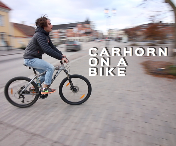 CAR HORN ON a BICYKLE