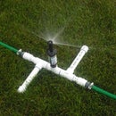 A Three Head Sprinkler for Odd Lawns