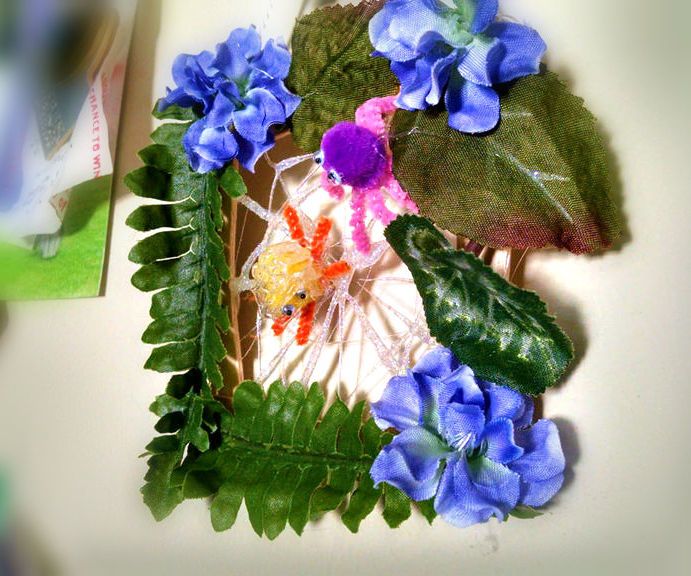 Springtime Spider Habitat Craftivity