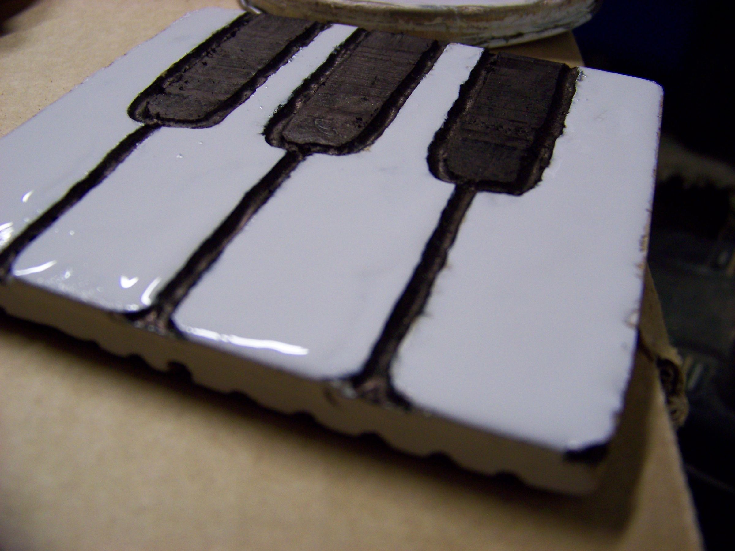 Piano Key Coasters