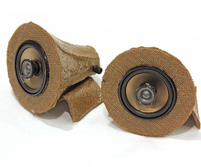 Burlap Speakers