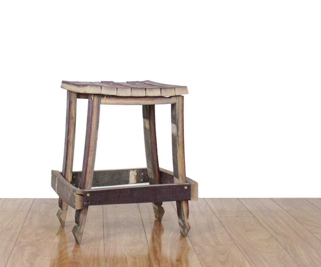 Simple Wine Barrel Stool