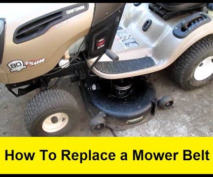 How to Replace a Mower Belt and Idler Pulley