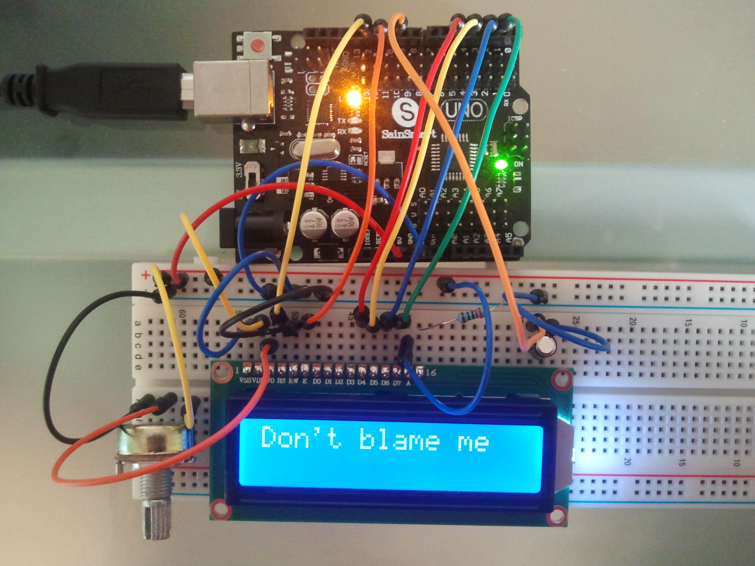 Arduino Excuse Generator