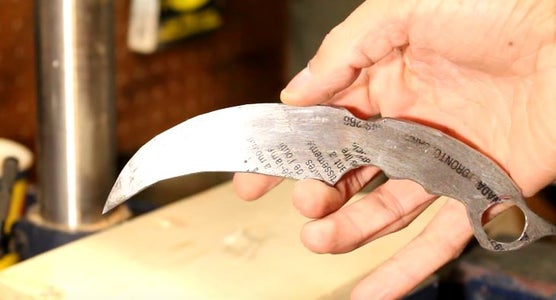 Drilling a Finger Hole