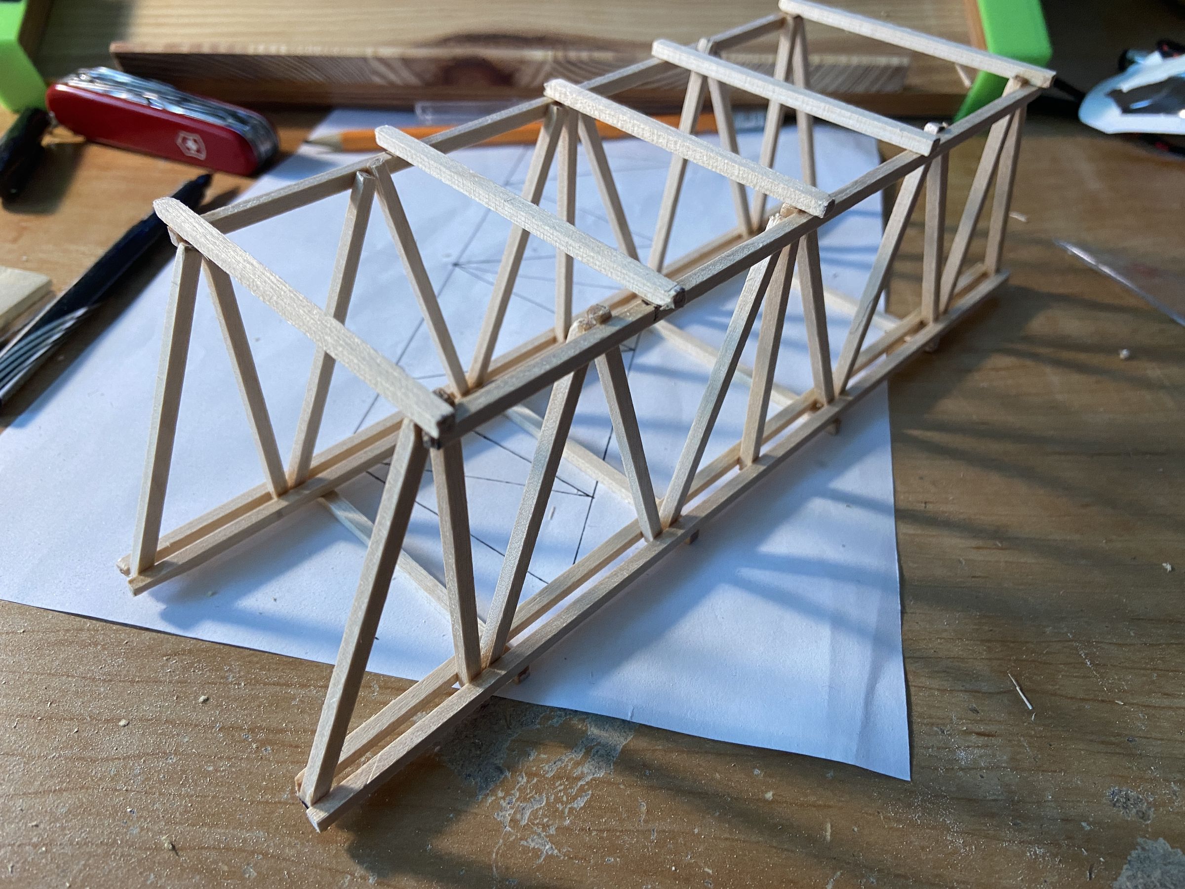 Designing a Wooden Rigid Frame Bridge Model 4 Steps Instructables