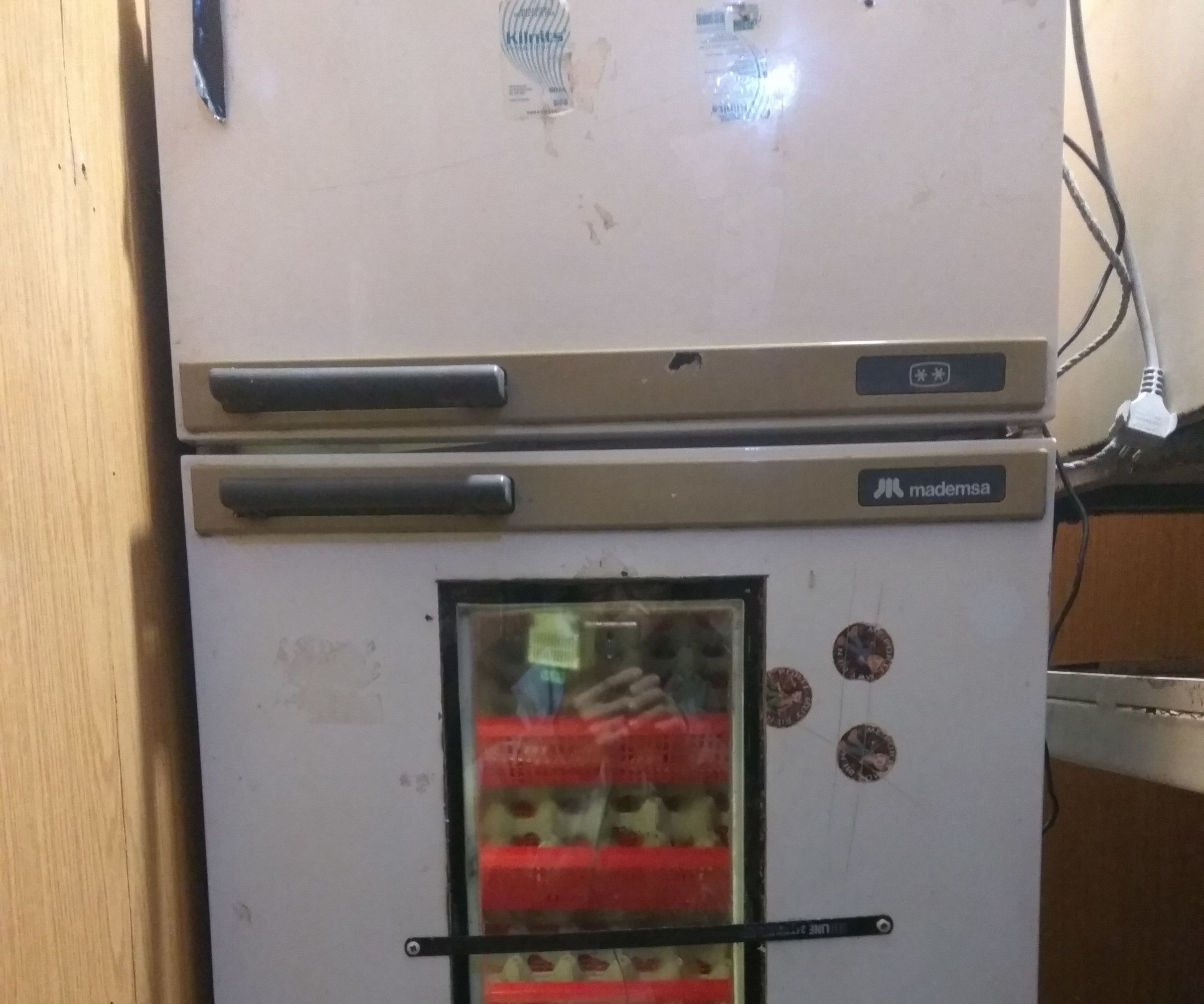 Incubadora / Nacedora Con Refrigerador Viejo Y Materiales Economicos