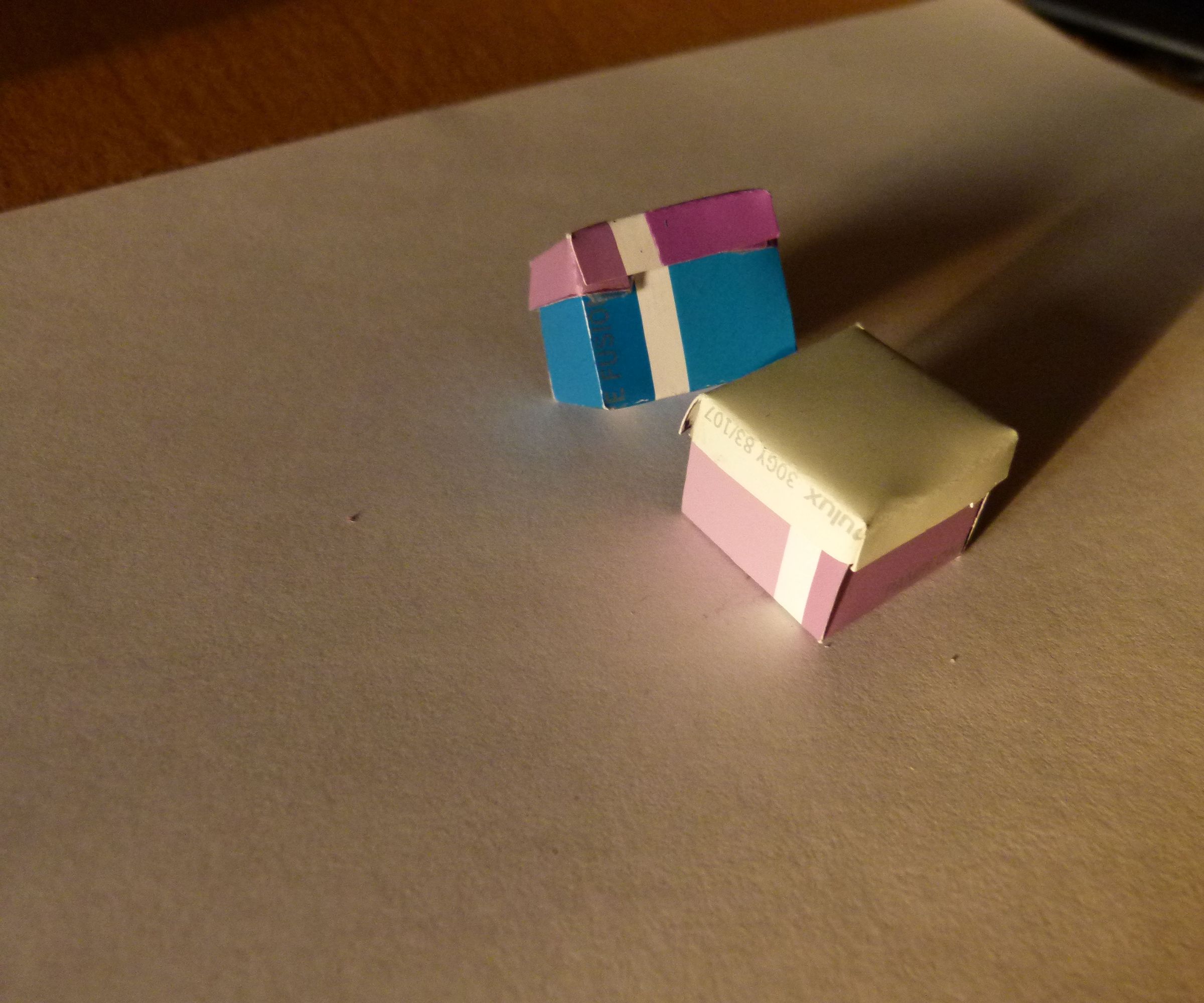 Make Boxes From Paint Samples