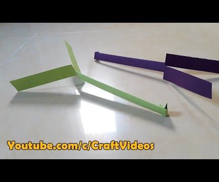 How to Make Paper Helicopter