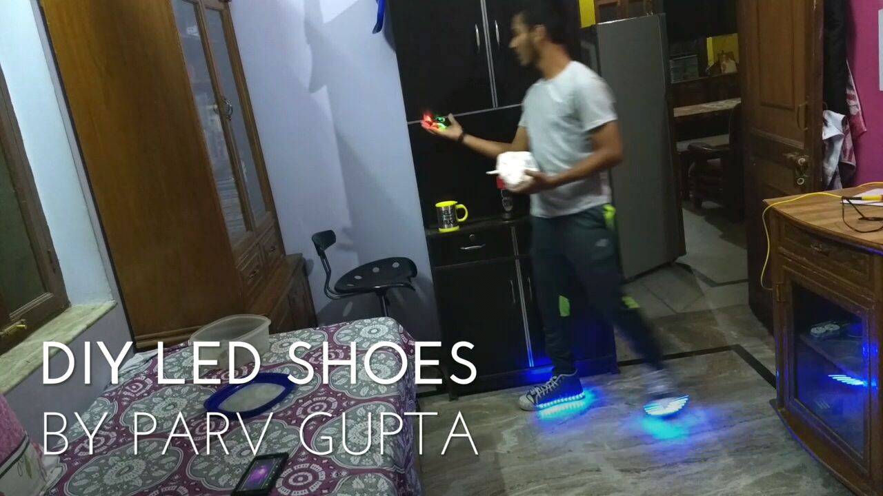 Led Shoes Easy To Make 7 Steps With Pictures Instructables