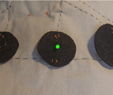 Blinking Electronic Textile Bag