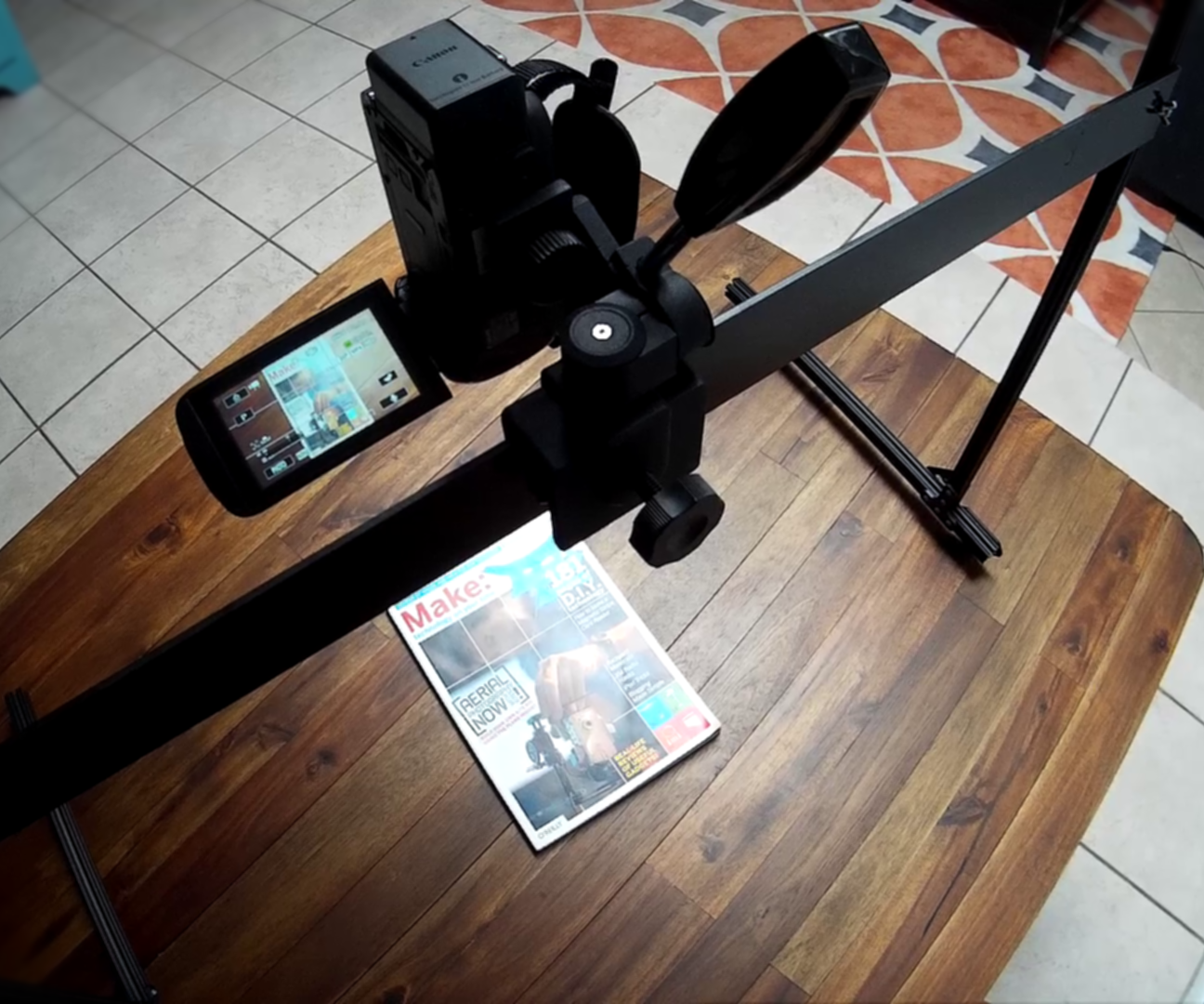 Easliy Shoot Overhead Video & Pics With This DIY Camera Mount Rig