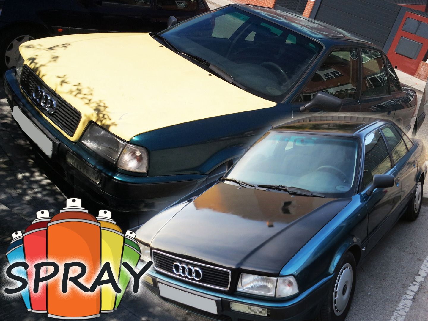 How to Paint a Car With Spray in the Street 50 Paint Job 4 Steps