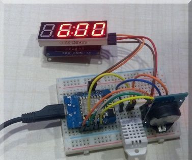 Build Your SPIFFS Temperature Logger & Led Clock