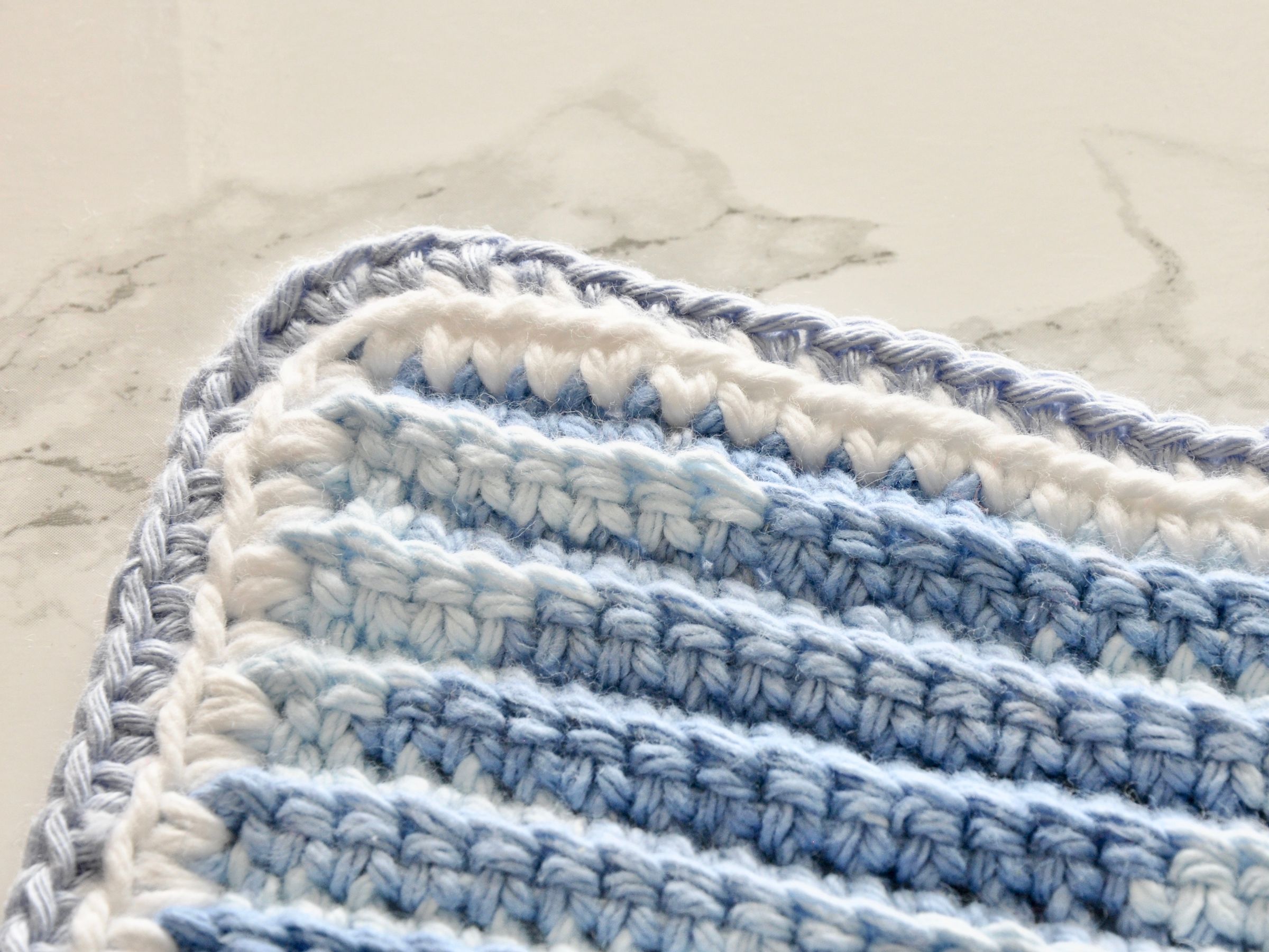 Easy Crochet Dishcloth / Washcloth 9 Steps (with Pictures