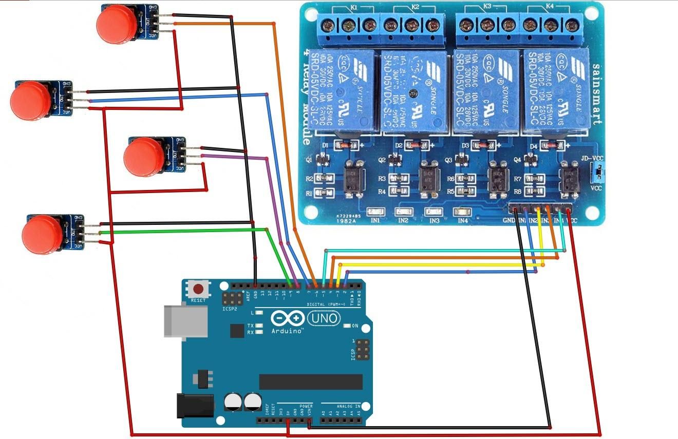 The Circuit With Buttons