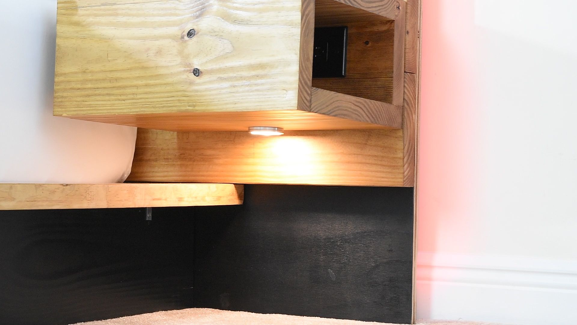 DIY Platform Bed With Floating Night Stands 7 Steps (with Pictures