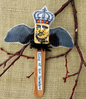 Edgar Allan Poe Bookmark/Plant Stick