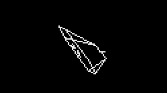 Atari 8 Bit 3d Wire Frame Graphics