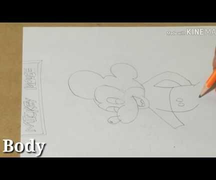 How to Draw Micky Mouse Step by Step