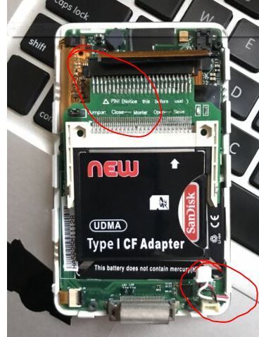 Ipod Cf Adapter Convert Your 4th Gen IPod to Use Flash Memory : 6 Steps (with Pictures ...