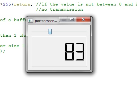 Control your arduino from your PC with the Qt Gui